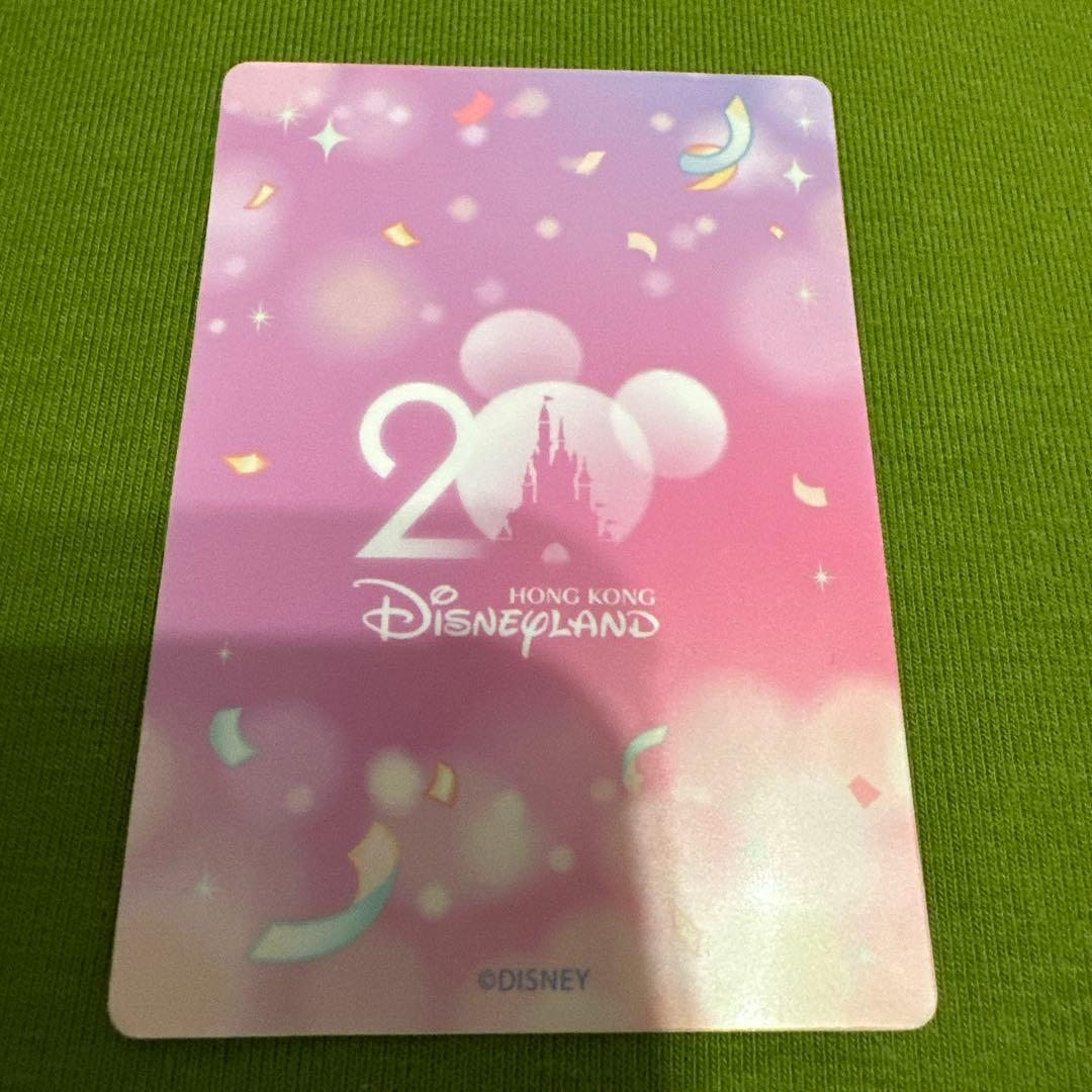 香港ディズニーランド 20周年 コレクタブルカード キラカード