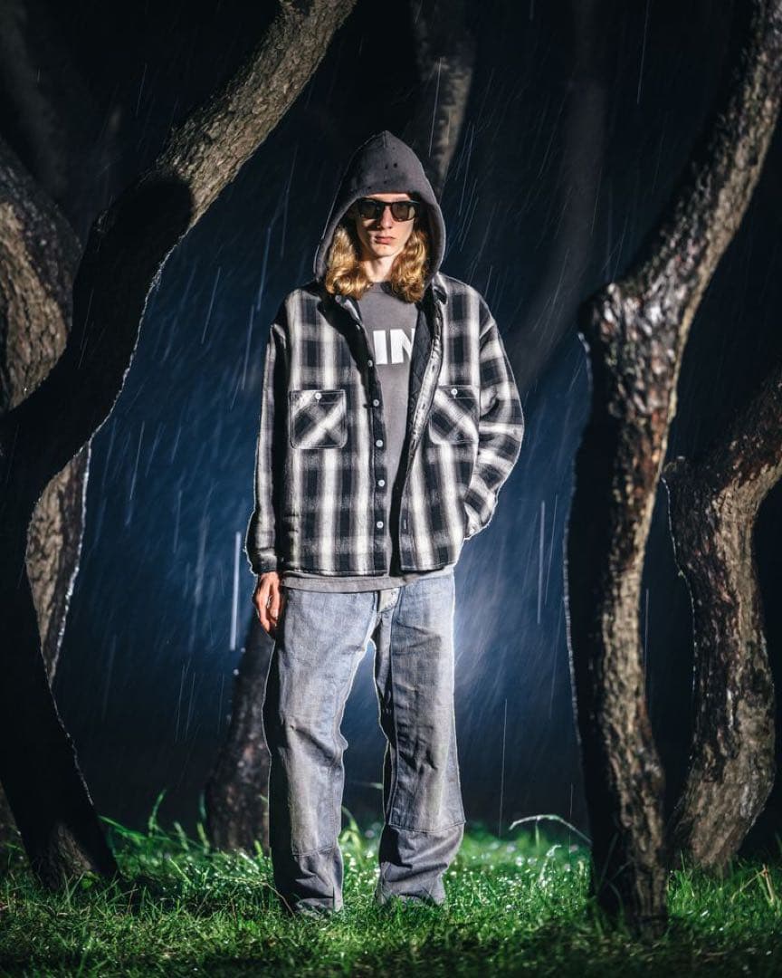 即日発送】SAINT Mxxxxxx セントマイケル フランネルチェックシャツ