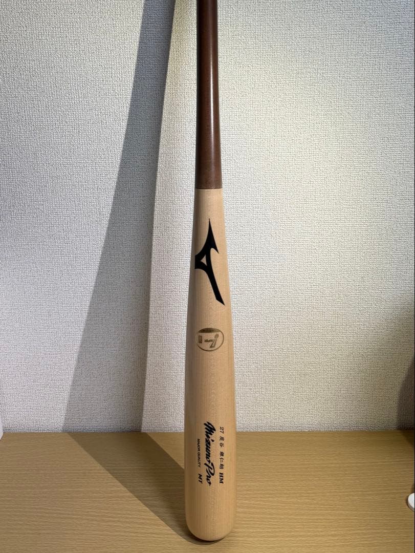 宍*喰様 ジャイアンツ　炭谷銀仁朗 #27 バット NPBマーク プロ支給品　実