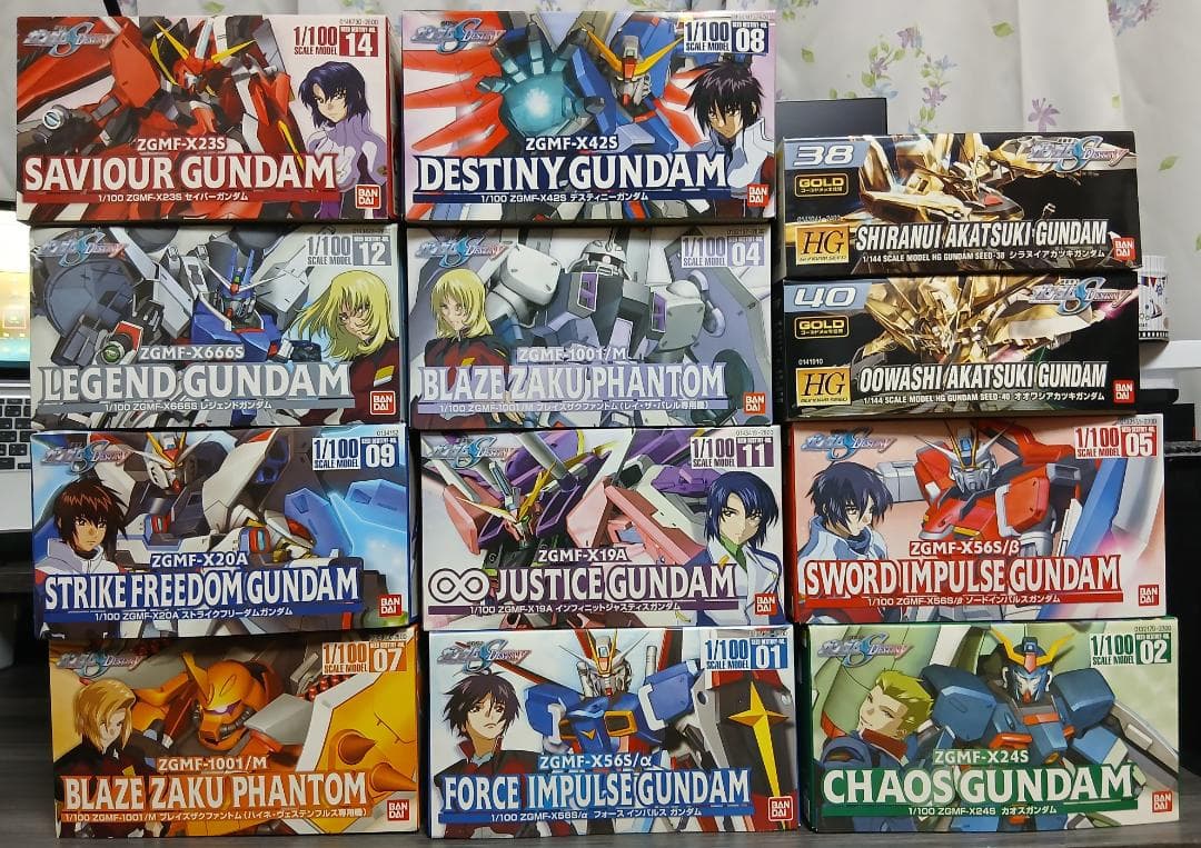 注意　【りょうさま専用価格】1/100＆HG　ガンプラ 12点