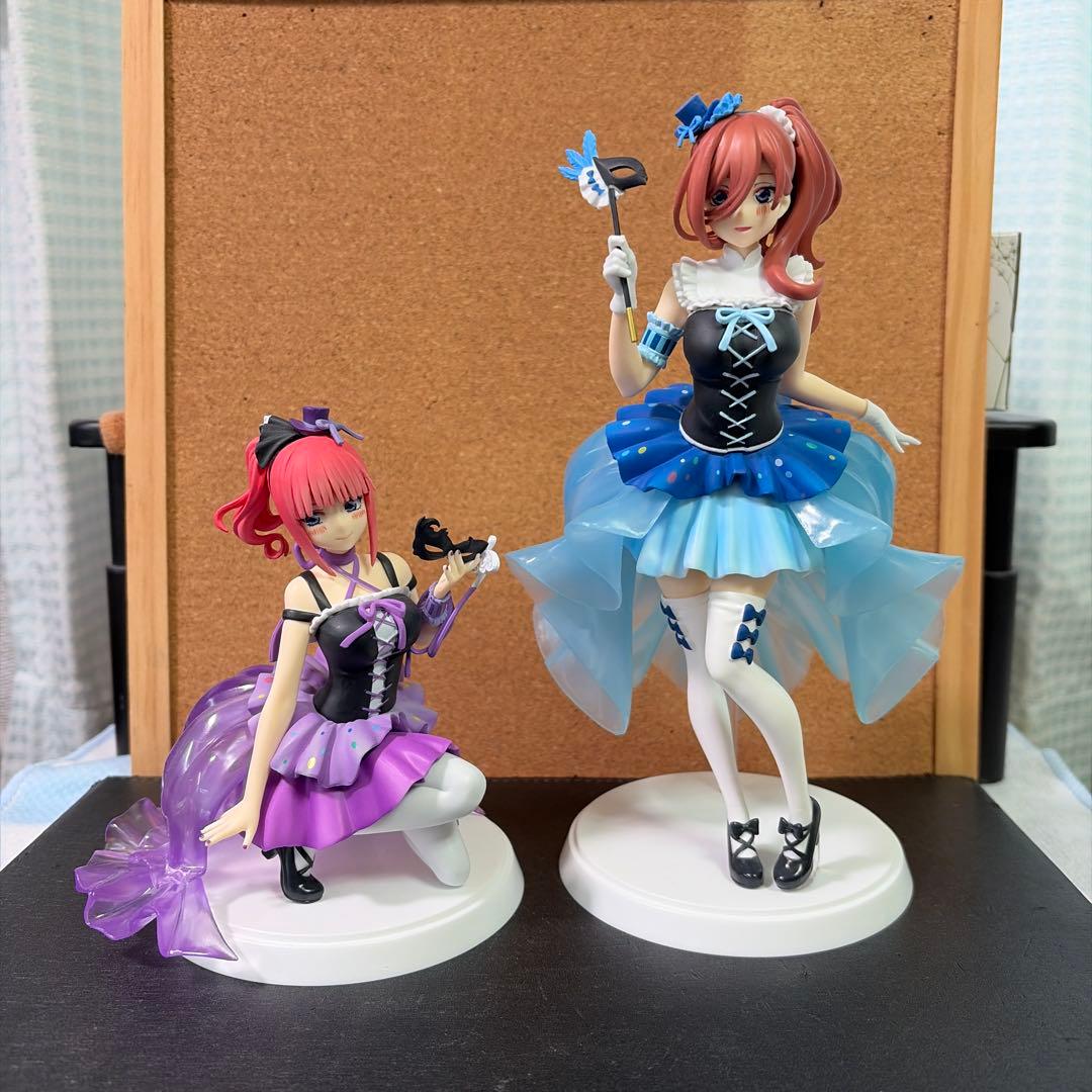 五等分の花嫁　ひこくじB.C賞 中野二乃&中野三玖フィギュア　セット