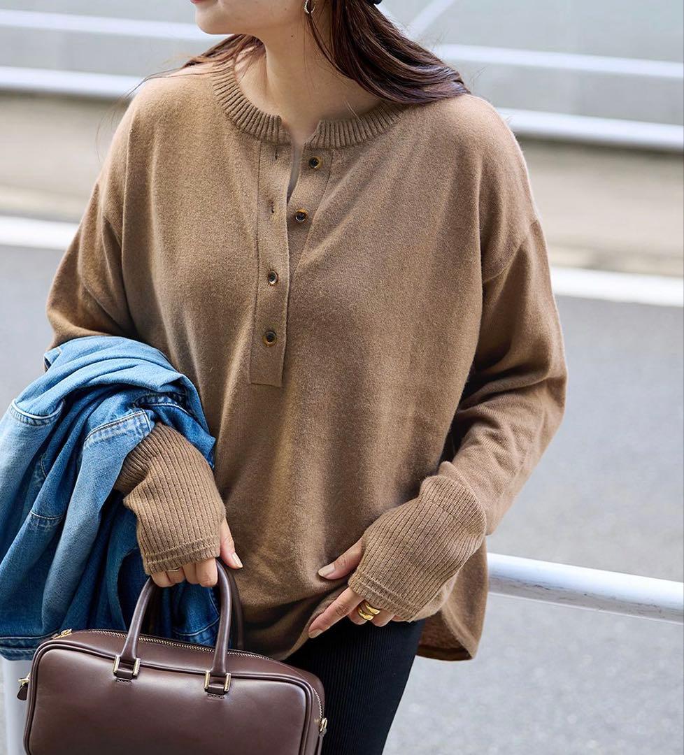 ことこ様4点おまとめ　ウールカシミヤ2WAYヘンリー ウールカシミヤ2WAYヘンリー（ニット／セーター）｜JOURNAL STANDARD