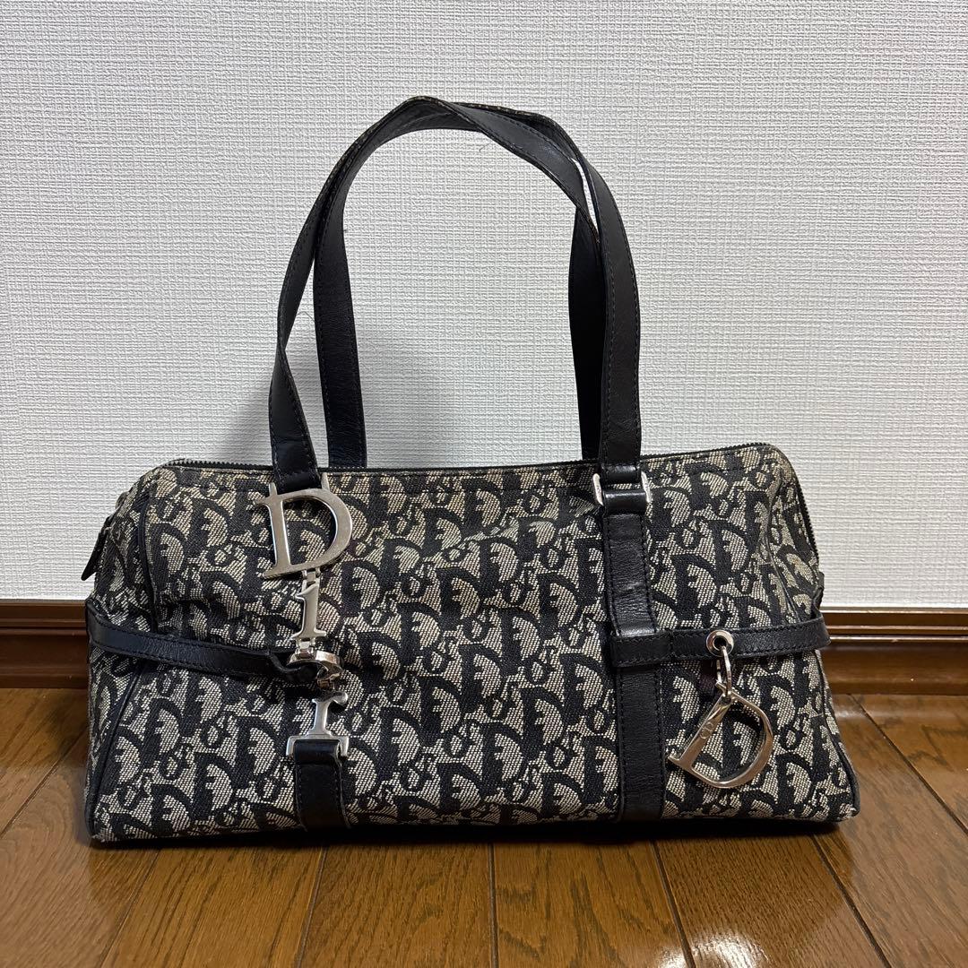 クリスチャンディオール　Dior ボストンバック　トロッター　ヴィンテージ