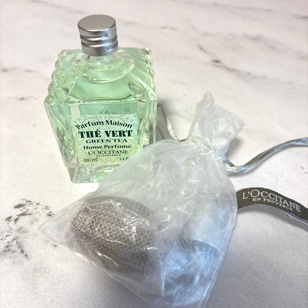 新品　ロクシタン グリーンティ　ホームパヒューム 100ml 専用スプレー付き