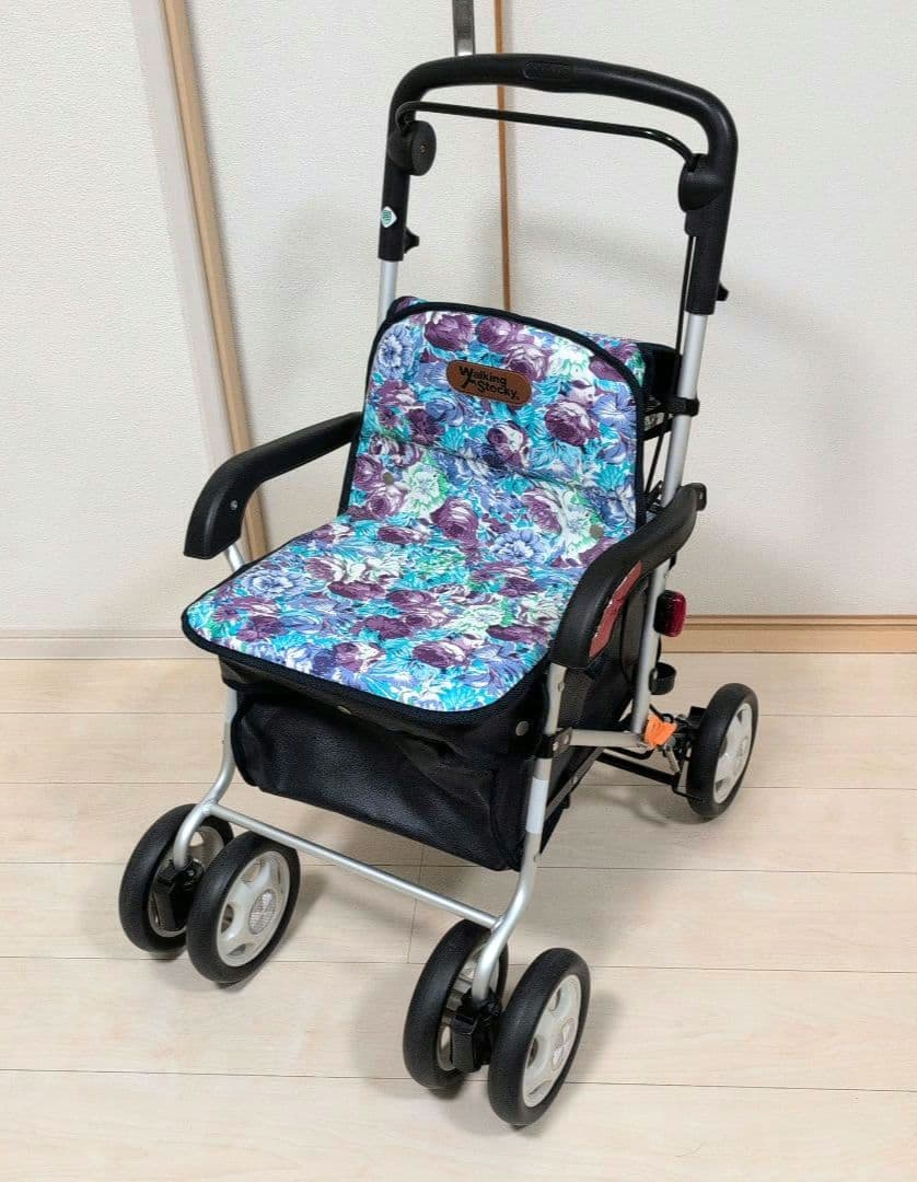 幸和製作所　ウォーキングステッキキャスター(杖立て付) 300