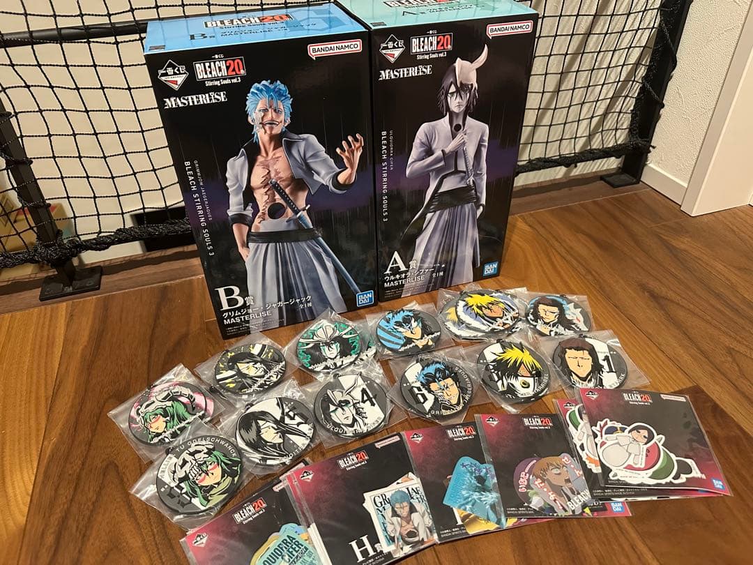 一番くじ ブリーチ　A賞ウルキオラ　B賞グリムジョー　フィギュア