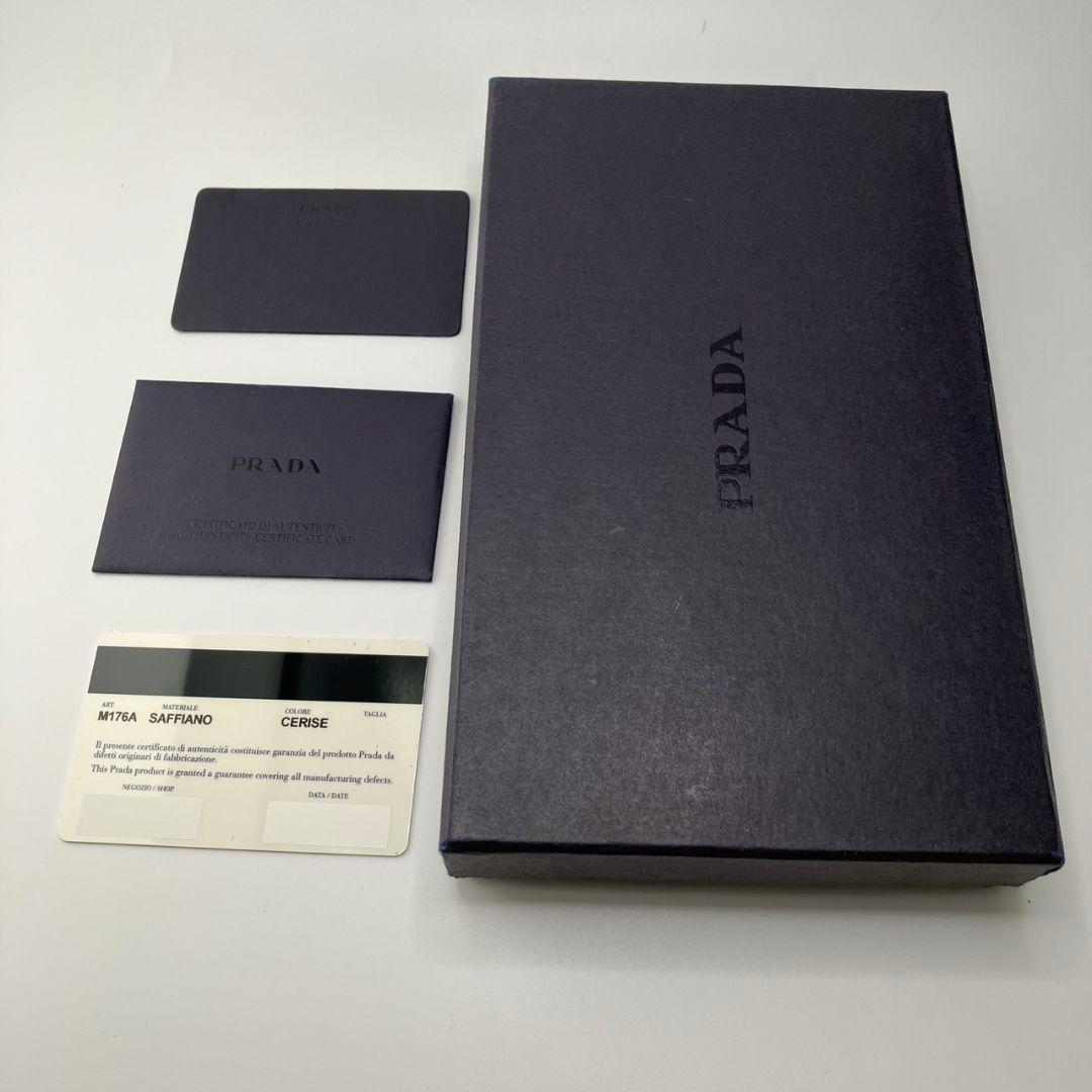ぷぷ様✨PRADA プラダ M176A 三角ロゴ サフィアーノ 長財布 黒 - メルカリ