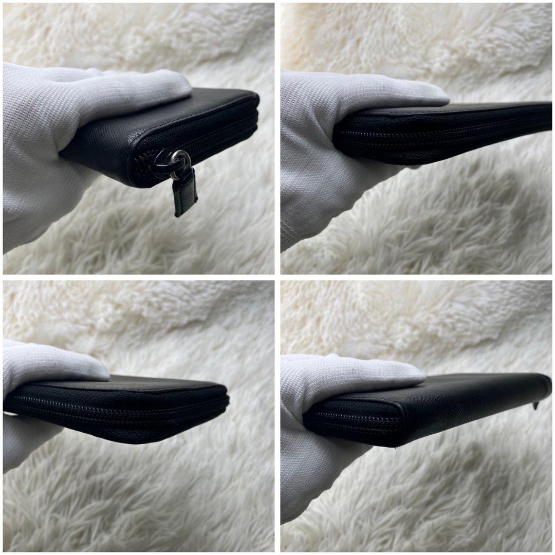 ぷぷ様✨PRADA プラダ M176A 三角ロゴ サフィアーノ 長財布 黒 - メルカリ