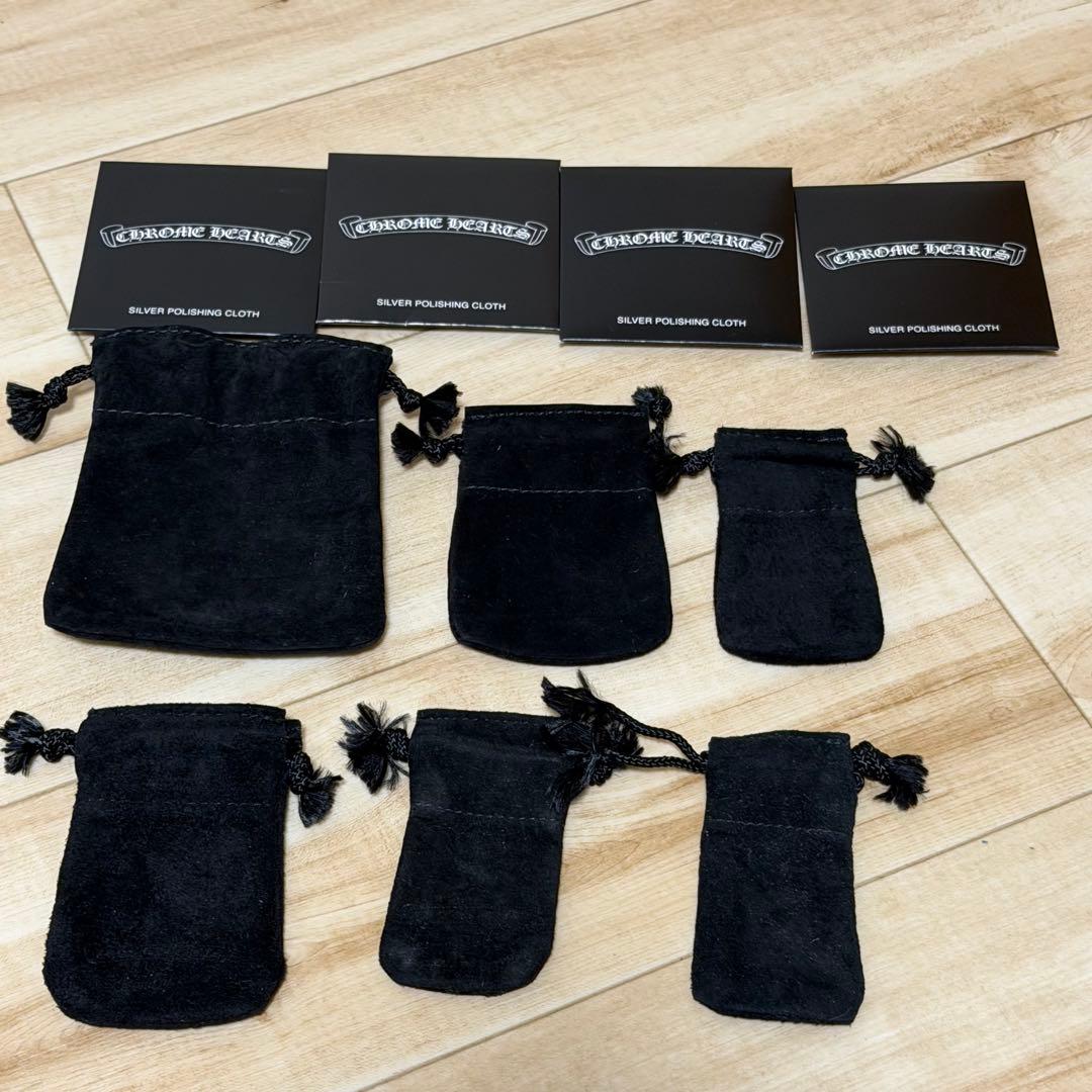 クロムハーツ　レザー 巾着ポーチ 保存袋 シルバーポリッシュおまとめ