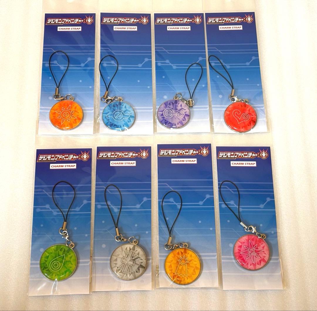デジモンアドベンチャー チャームストラップ 紋章 コンプリートセット