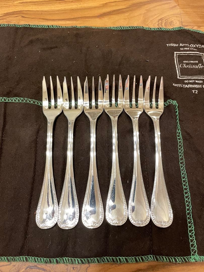 クリストフル　マルメゾン　ケーキフォーク×６本セット
