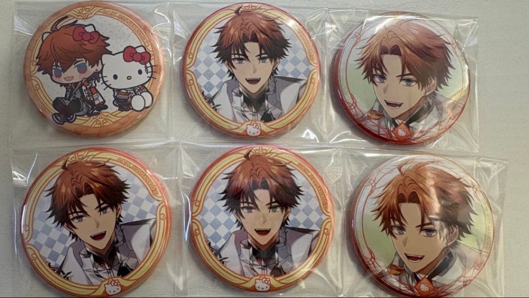 北見遊征 サンリオ 缶バッジ にじさんじ 3SKM - メルカリ