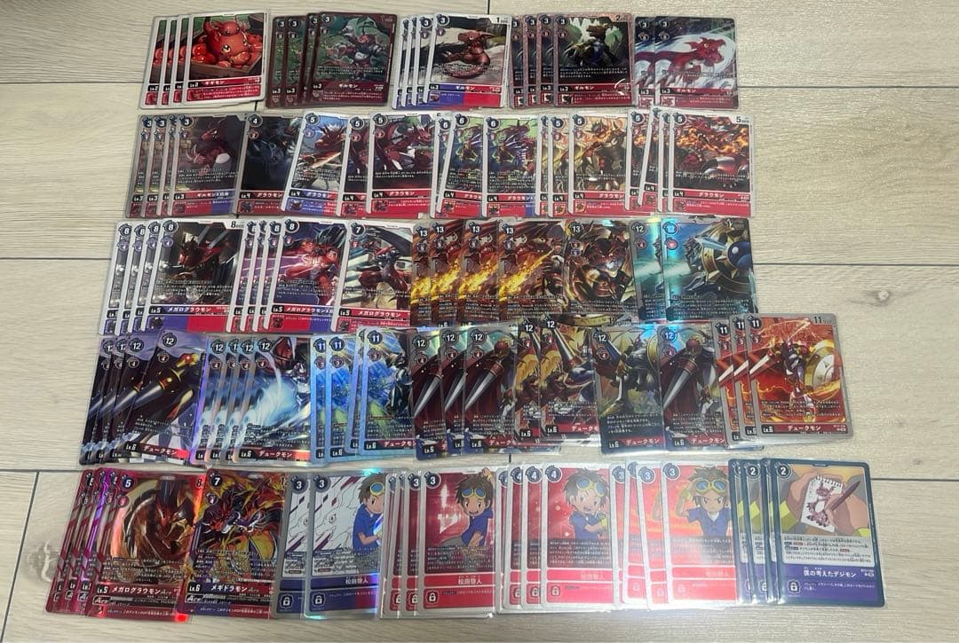 デジカ　ギルモン　デュークモン　メギドラモン　デッキ　デッキパーツ