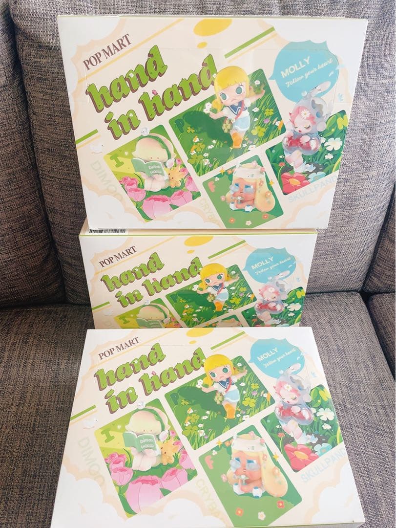 pop mart Hand in Hand シリーズ　ボックス　3アソート 楽天市場】【今だけP10倍！公式POP MART】Hand in Hand シリーズ