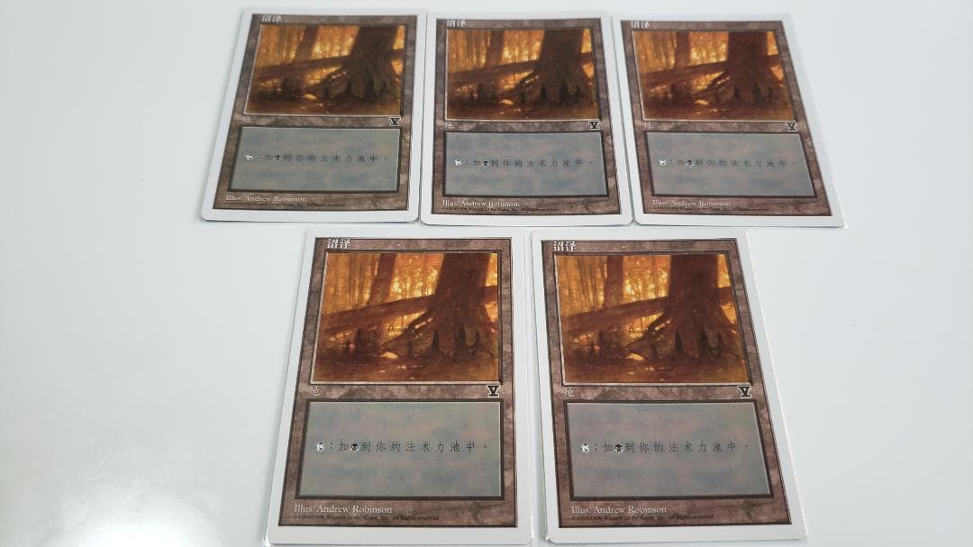 MTG 沼 中国語 簡体字 Ⅴ 5枚セット Amazon.co.jp: MTG 簡体字 POR 絵違い 土地 5種セット 中国語版