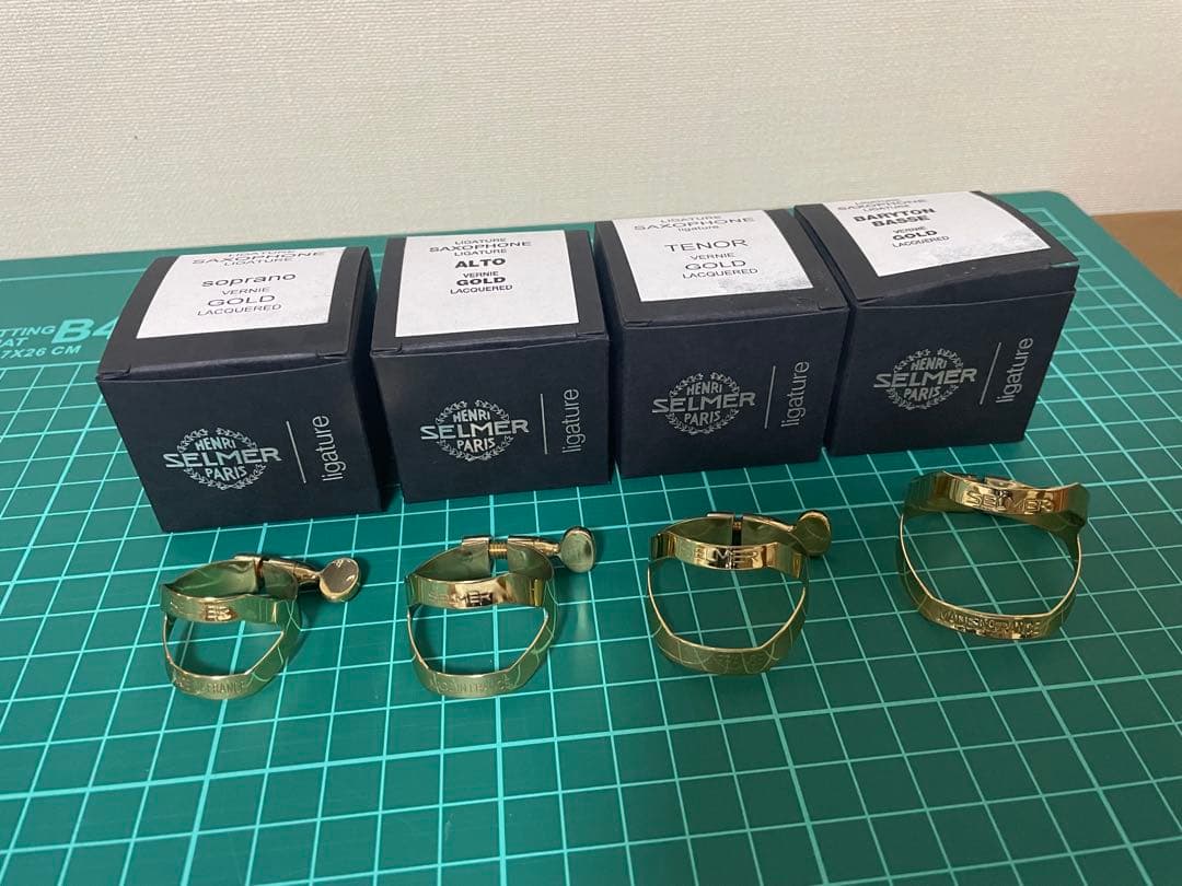 Selmer サックス リガチャー 4個セット