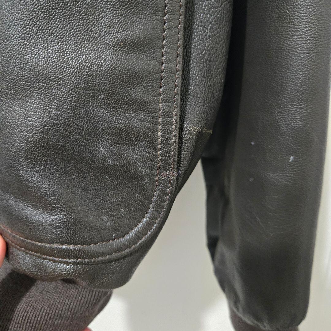 L.L.Bean A-2 フライトジャケット レザー USA製 L 90s