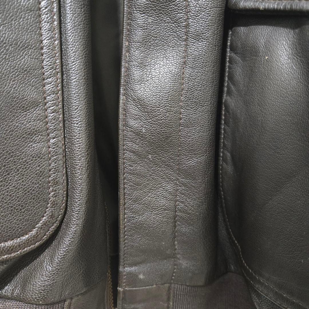 L.L.Bean A-2 フライトジャケット レザー USA製 L 90s