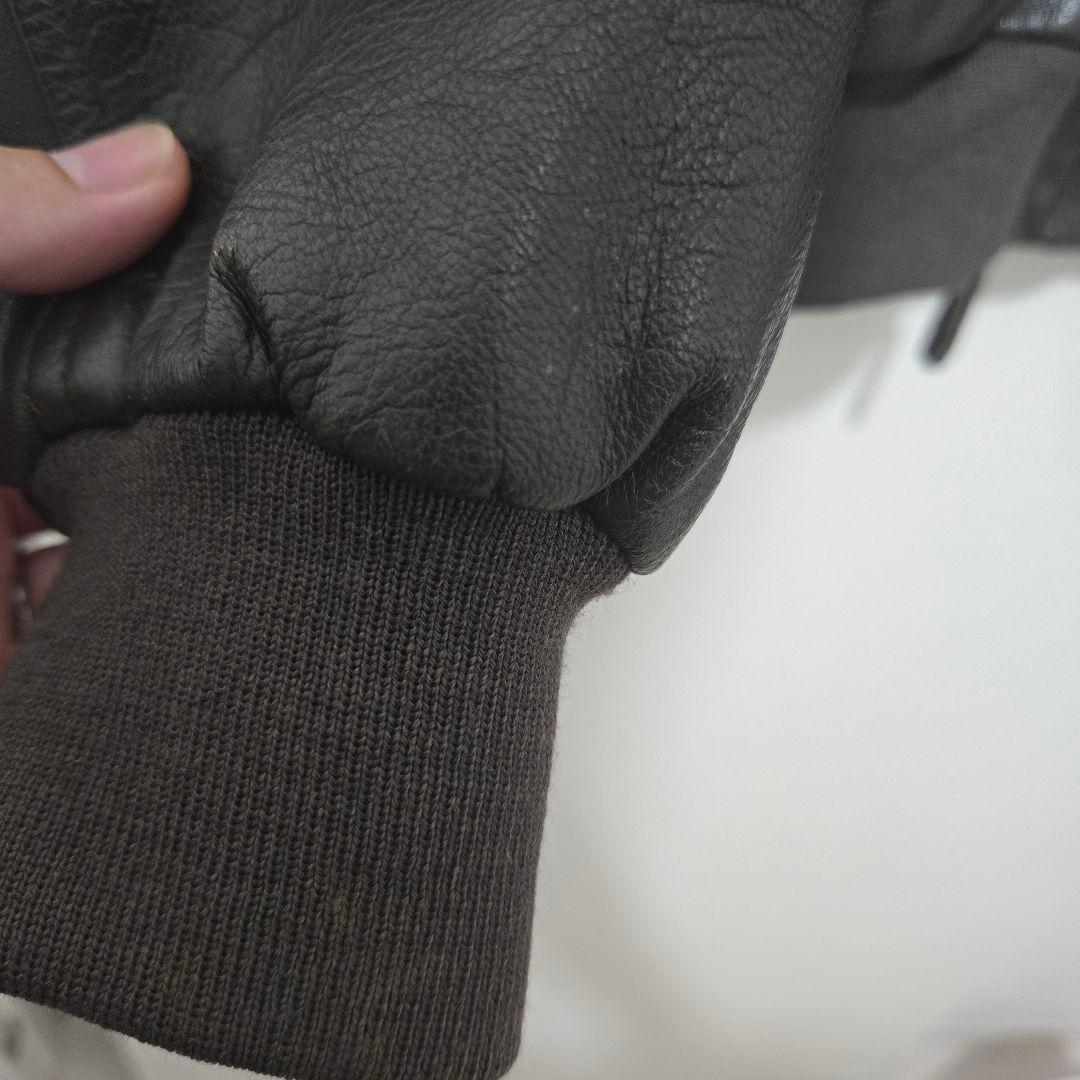 L.L.Bean A-2 フライトジャケット レザー USA製 L 90s