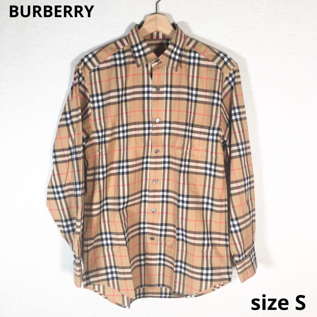 ☆美品☆バーバリーロンドン メンズ シャツ バーバリーチェック柄 180/92A