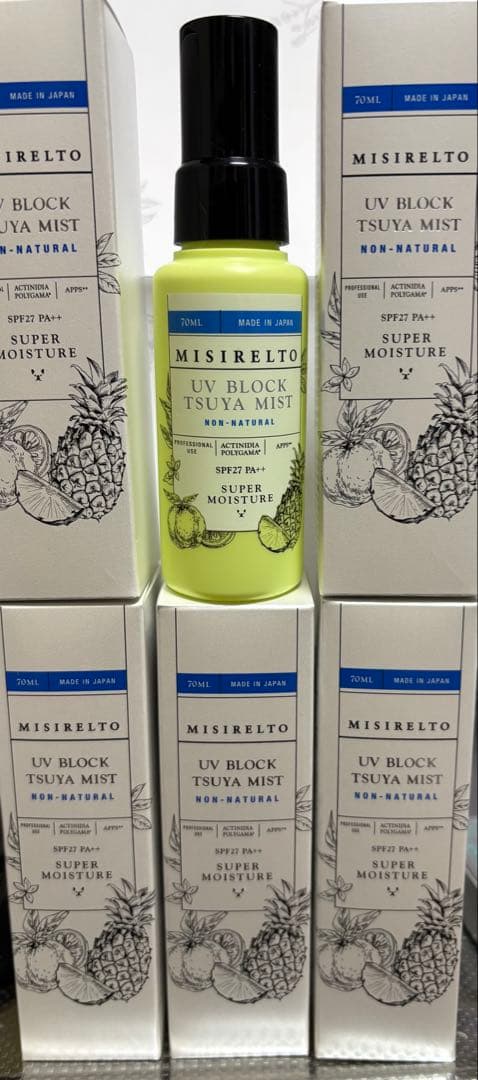 6本ミシレルトUVブロックTSUYAミスト