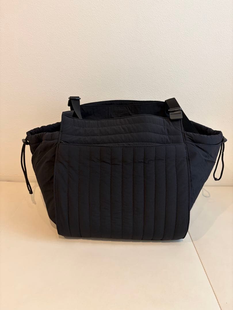 SOLPRESAキルティングトートバッグ ブラック　M