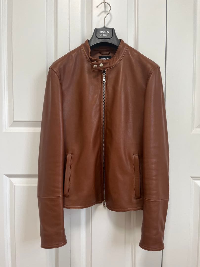 干場義雅EMMETI (アッカ)シングルライダースジャケット