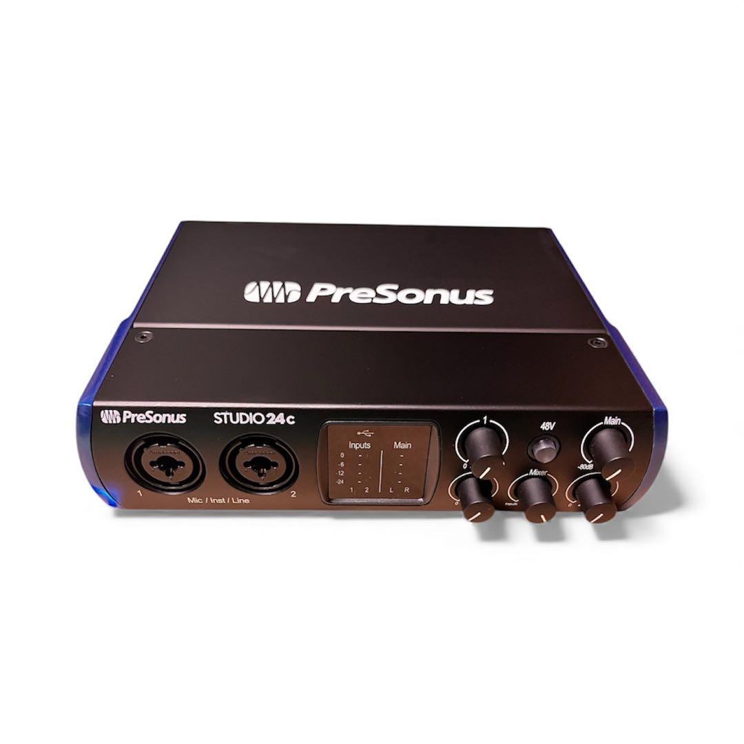 美品 PreSonus STUDIO 24c オーディオインターフェイス 藤本健のDigital Audio Laboratory】USB-Cで約1.5万円のPreSonus