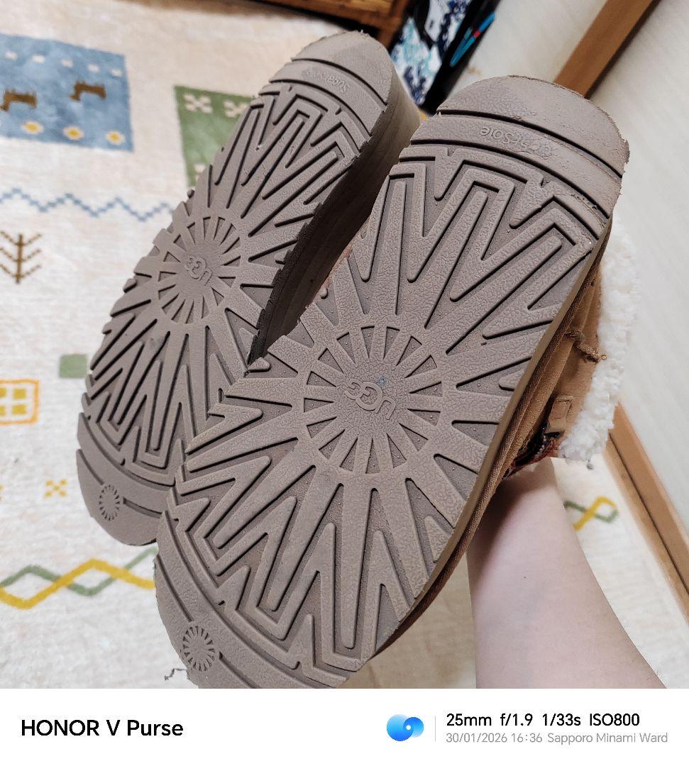 UGG ムートンブーツ ブラウン funkarra 23cm - メルカリ