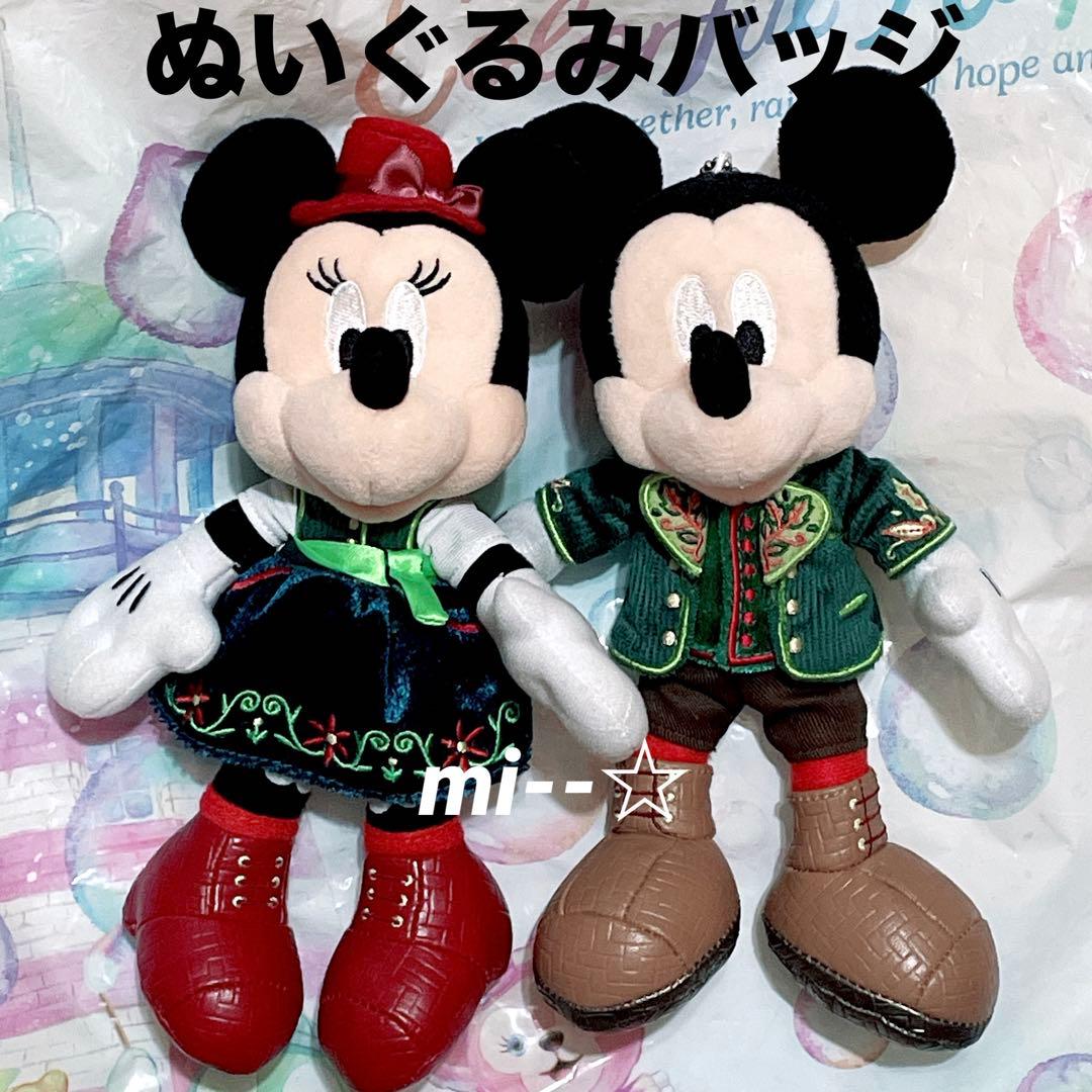 フォレストシアター マジカルミュージックワールドミッキーミニーぬいぐるみバッジ マジカルミュージックワールド フォレストシアターミニー ぬいぐるみ