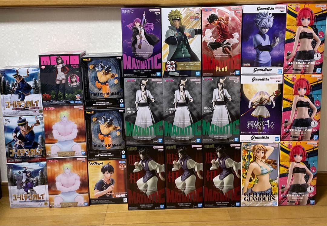 最新含む　呪術廻戦　BLEACH ルフィ　他　プライズフィギュア　24個　セット