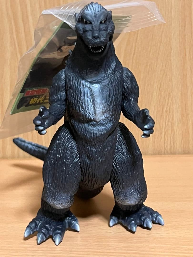 ☆バンダイソフビ東宝怪獣シリーズ☆初代ゴジラ1998タグ付き①