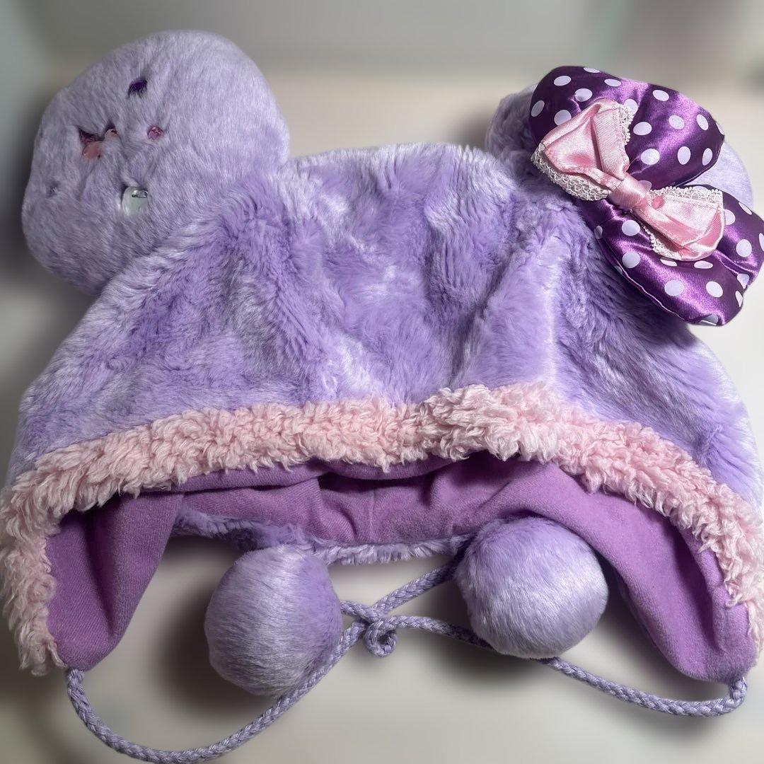 ミニー ファンキャップ 紫 ディズニー - メルカリ