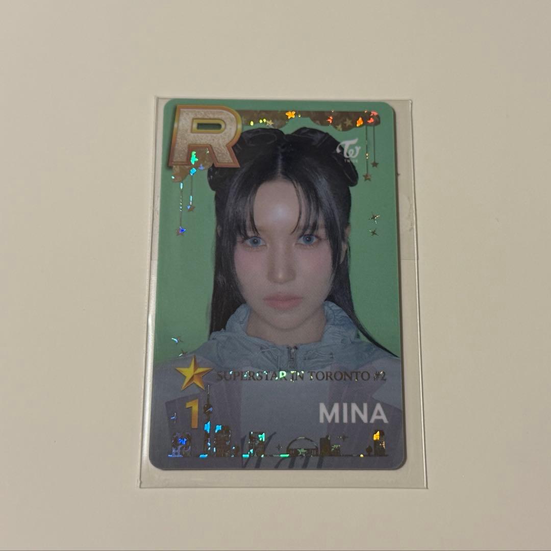 ほ*ん様 TWICE SSJYP ミナ トロント トレカ リアルカード - メルカリ