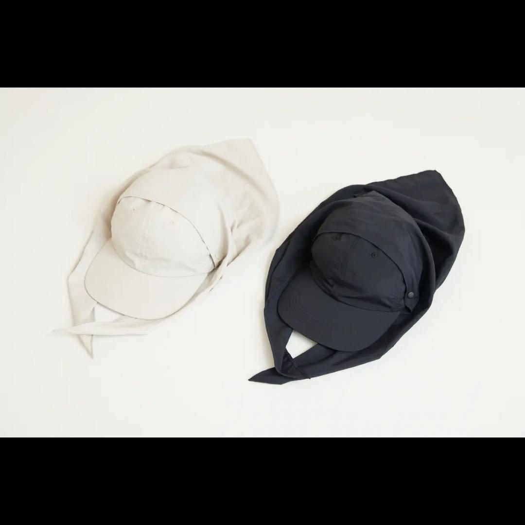 【PHEENY】Nylon taffeta cap with scarf