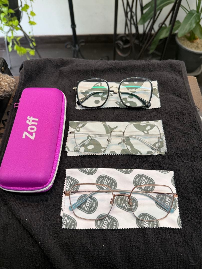★★流行Zoff メガネ3本セット ケースなし★★