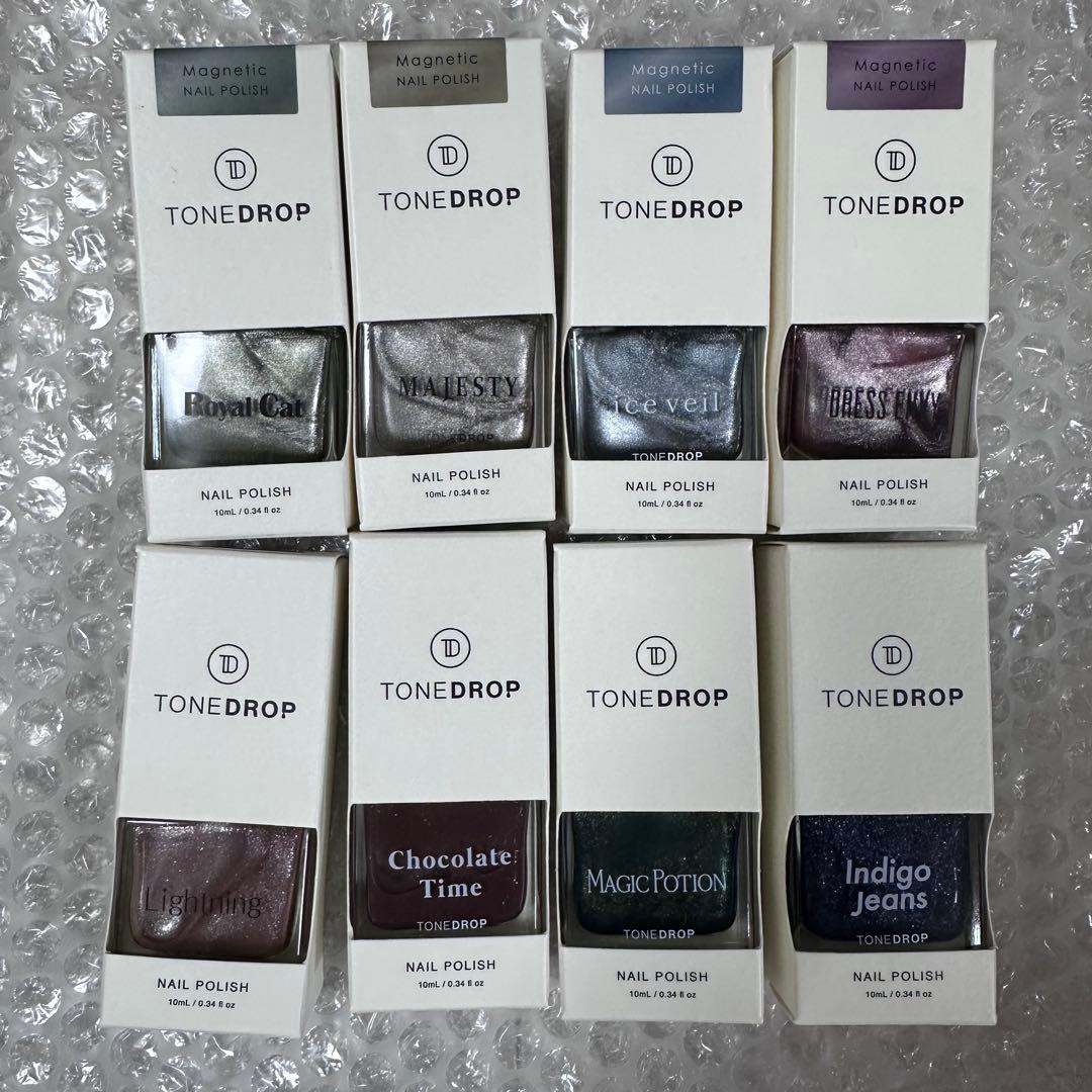 トーンドロップ　ネイルポリッシュ8色
