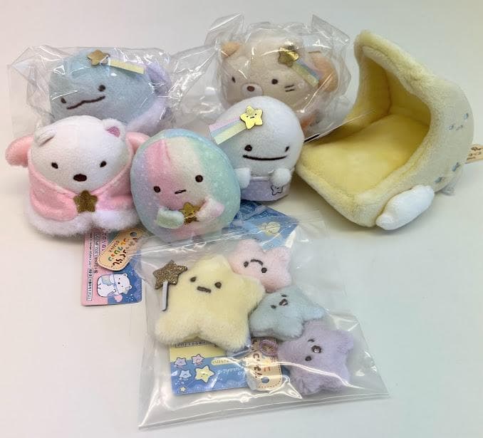 新品未使用⭐︎ すみっコぐらし　てのりぬいぐるみ　セット　星空さんぽ　7点セット Amazon.co.jp: すみっコぐらし てのりぬいぐるみ セット 星空さんぽ