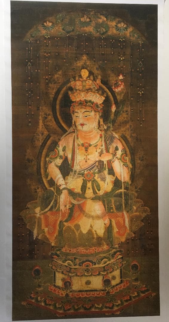 【複製】十一面観音像　平安時代　108×50（㎝）