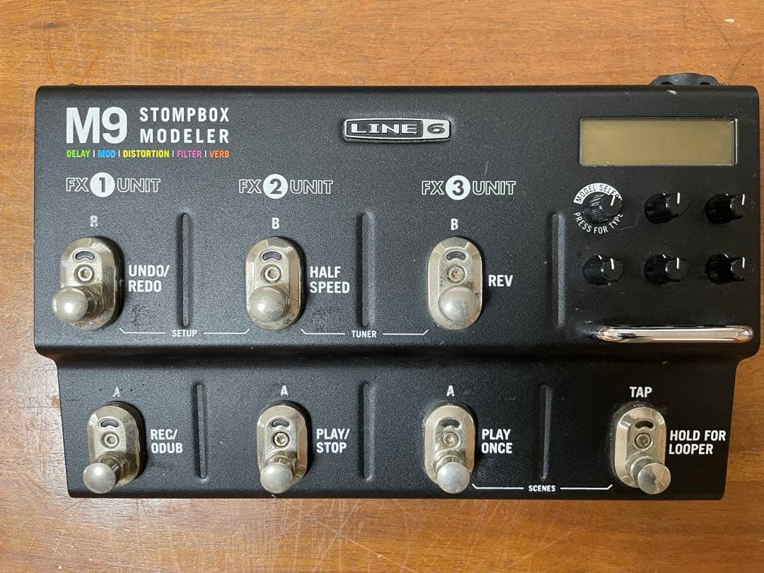 LINE6 M9 マルチエフェクター　純正アダプター付き