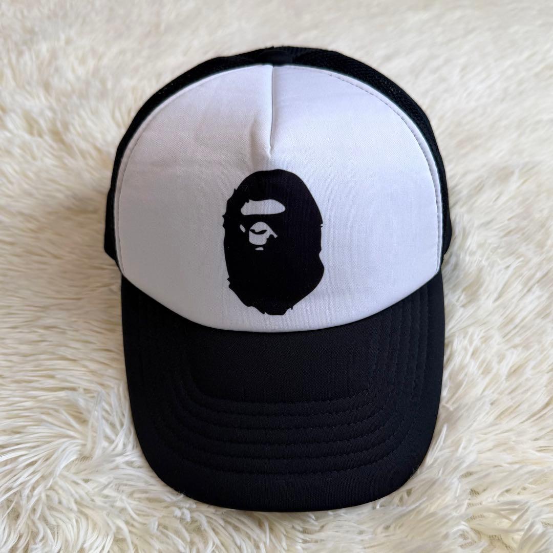 レア A BATHING APE ベースボールキャップ 猿 ロゴ NIGO BABY MILO MESH CAP（キャップ）｜A BATHING APE（アベイシングエイプ