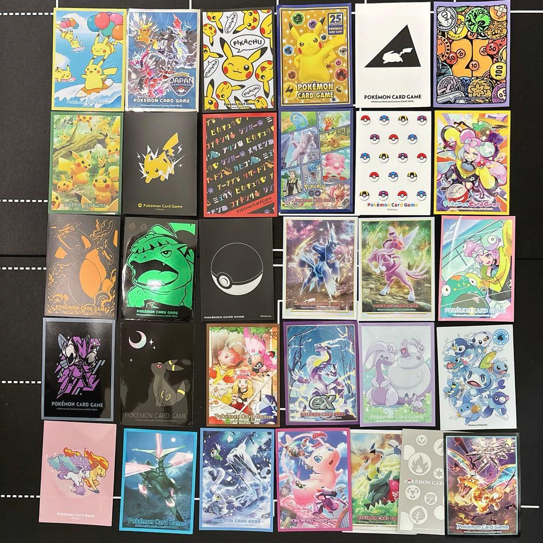 ポケカ スリーブ31種類まとめ売りセット ピカチュウ ポケモン デッキ