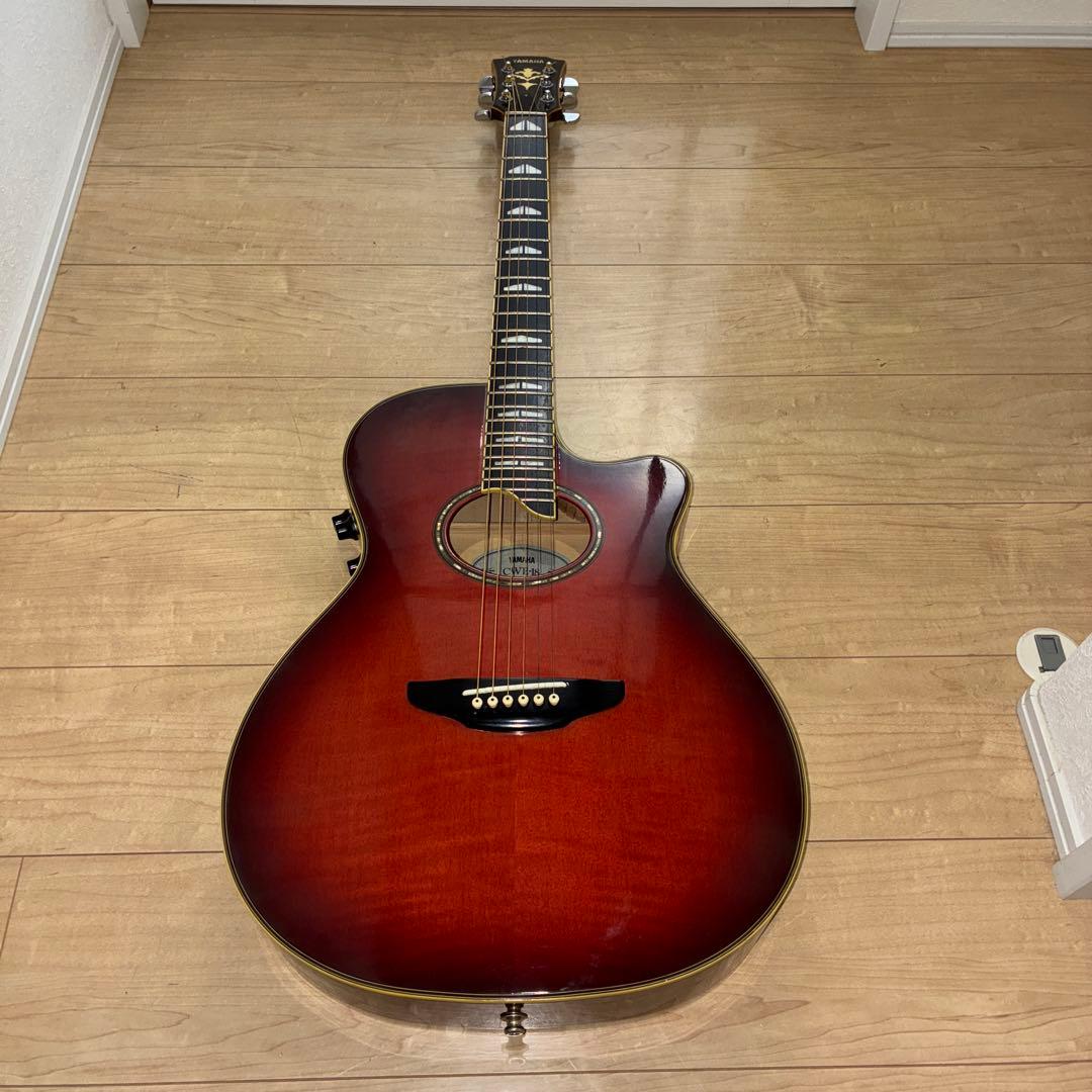 美品　超希少　高級エレガットギター　YAMAHA CWE-18 虎目トップ