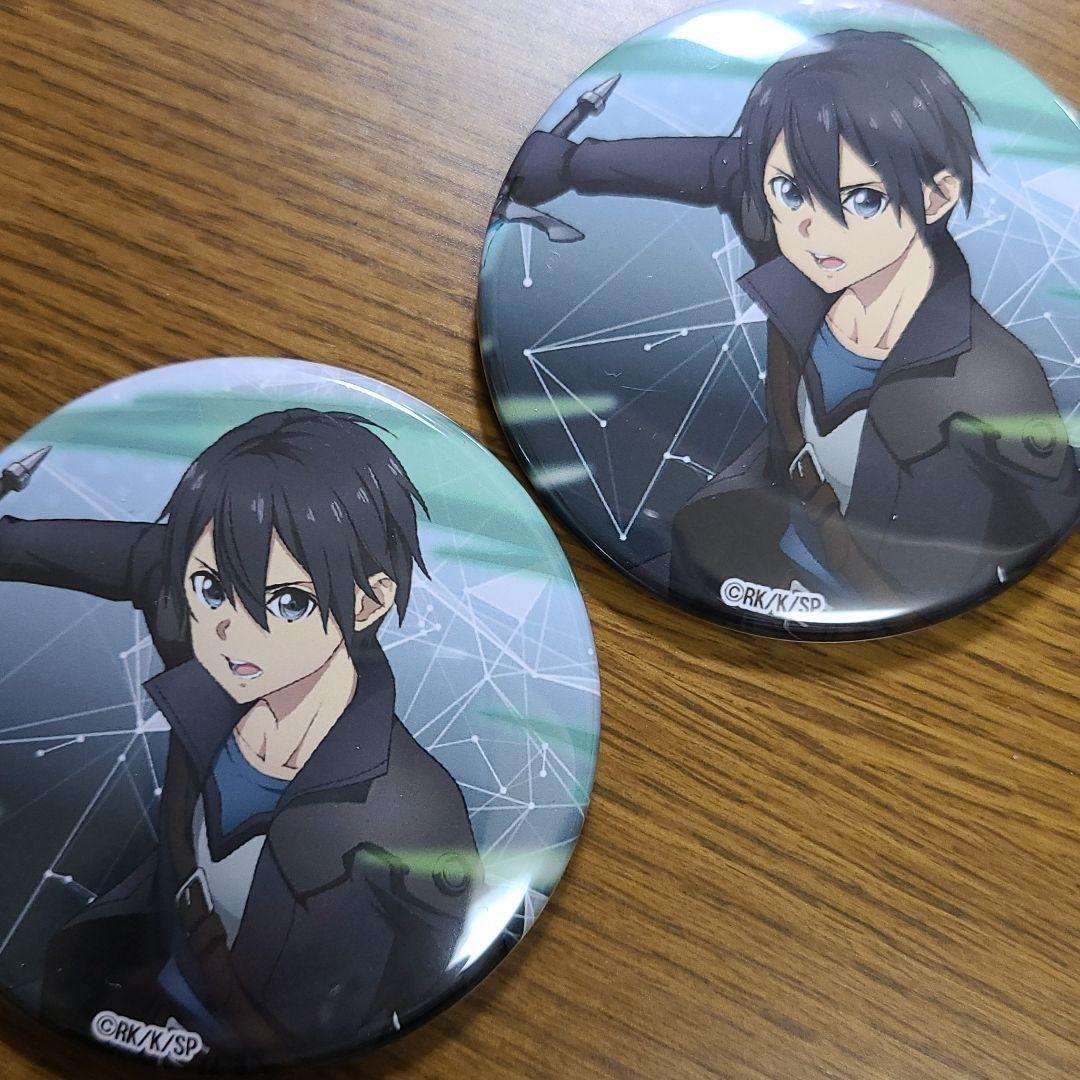 キリト 缶バッジ セガコラボカフェ sao - メルカリ