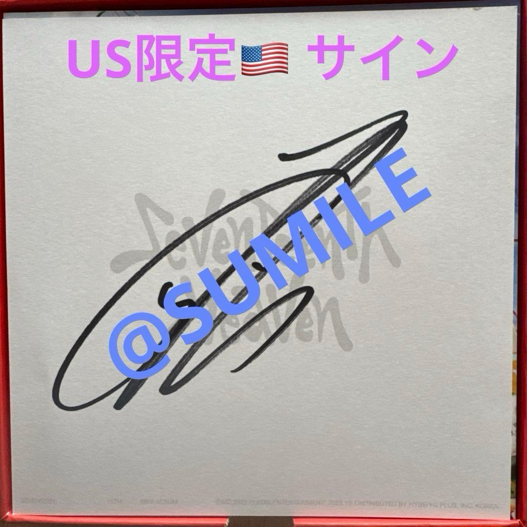 セブチ seventeen ジュン 直筆サイン アメリカ限定 - メルカリ