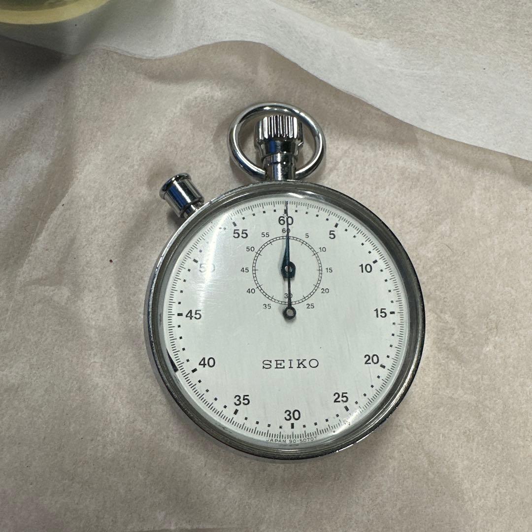 SEIKO ストップウォッチ シルバー ACRP 90-5040 - メルカリ
