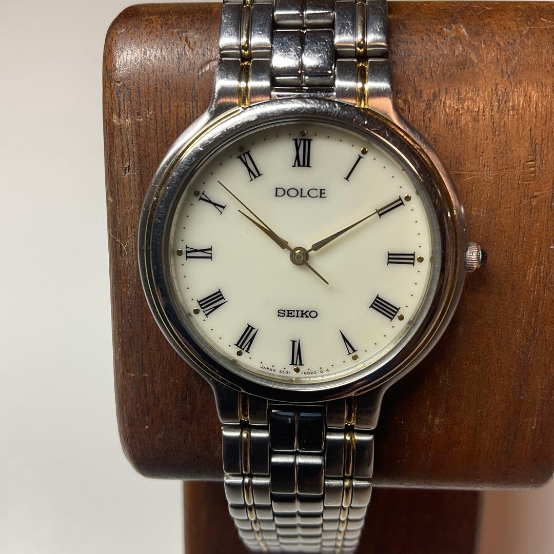 セイコー》ドルチェ年差クォーツ電池交換済み稼動 - メルカリ