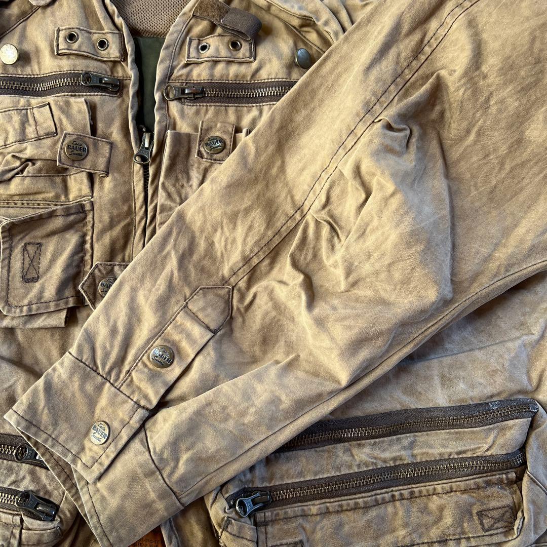 Eddie Bauer マルチポケット オイルド フィッシング ジャケット - メルカリ