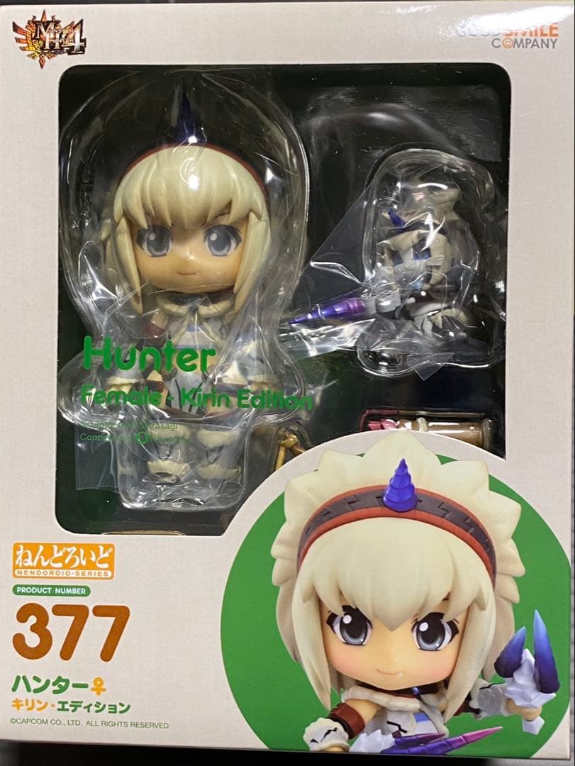 モンスターハンター　キリン装備　ねんどろいど　フィギュア　ハンター