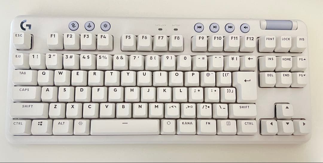 Logicool G715 オーロラコレクション ホワイト リニア軸